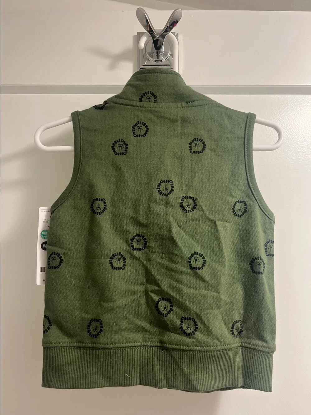 Carter's Green 'Roar-some Dude' Baby Vest - 6M
